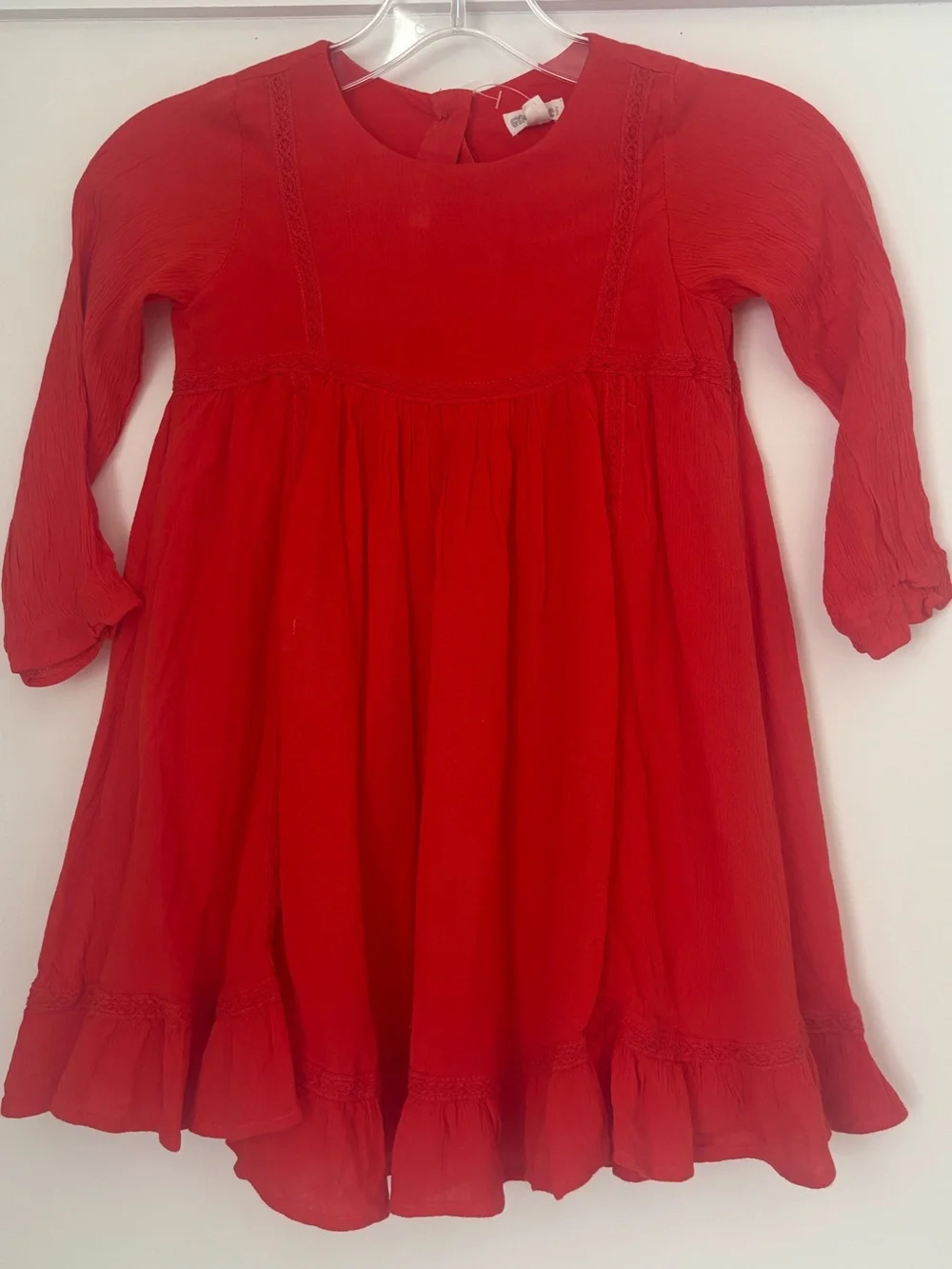 Gymboree Red Long Sleeve Twirl Dress size 3T new with tags